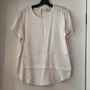 Kate Spade Short Sleeved Creme Blouse